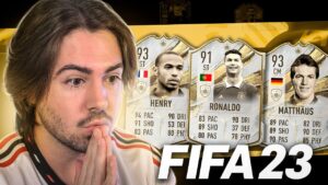 2 ICONS E *1 QUASE ICON* NO FUT DRAFT DO FIFA 23!!!