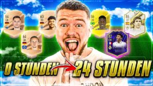 24 STUNDEN auf NEUEM ACCOUNT in FIFA 23 😱😱 WAS ERREICHT MAN??
