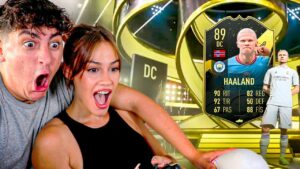 ABRIENDO LOS PRIMEROS SOBRES de FIFA 23 con MI NOVIA