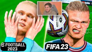 FIFA 23 X EFOOTBALL 23! GRAFICOS, FACES E MAIS... QUAL ESTÁ MELHOR?