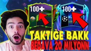 İNANILMAZ TAKTİKLE BEDAVA 20 MİLYON (EFSANE 100+ UCL) FIFA Mobile Paket Açılımı