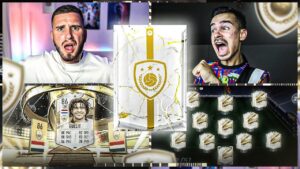 RANDOM ICON PACK SQUAD BUILDER BATTLE 🔥🔥 FIFA 23 SBB vs @Erné