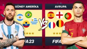 AVRUPA EN İYİ 11 vs GÜNEY AMERİKA // FIFA 23 KARİYER MODU ALL-STAR KAPIŞMA