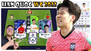 Đội Hình HÀN QUỐC Cực Mạnh World Cup 2022 Trong FO4 Với: SON HEUNG MIN, KIM MIN JAE, KANGIN LEE