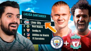 دمجت ليفربول والسيتي بفريق واحد بالدوري الاسباني! 🤯🔥 FIFA 23