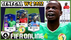 I Love Trải Nghiệm Đội Hình SENEGAL World Cup 2022 Cực Mạnh FO4 Với: MANÉ, KOULIBALY, SARR & MENDY