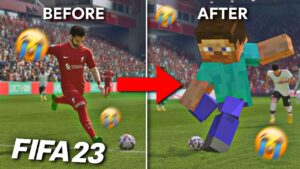 I Put MINECRAFT characters into FIFA 23!