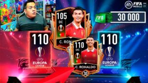 🐐 ME SALE CRISTIANO RONALDO de la EUROPA LEAGUE en ESTE PACK OPENING de FIFA MOBILE *Locura Total*