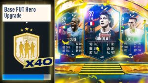 Opening 40 x BASE FUT HERO UPGRADE PACKS in FIFA 23!