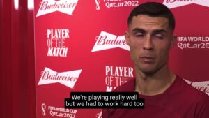 Portugal v Ghana | @budweiser Player of the Match - Cristiano Ronaldo | #FIFAWorldCup