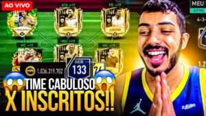 BOOORA! 🔥 CONTA BILIONÁRIA X INSCRITOS CORAJOSOS 🤣 - FIFA MOBILE 2022