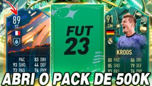 FIFA 23 | 😱 ABRI O PACK DE 500K !!! / DME KROOS 5/5 CHEGOU E PLAYER PICK 75+ || LINKER ||