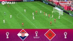 FIFA 23 - CROATIA vs MOROCCO 3rd Place - World Cup Qatar 2022 - PC Gameplay - Match Today