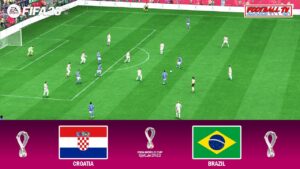 FIFA 23 | Croatia vs Brazil | FIFA World Cup Qatar 2022 | Quarter Final | PC Gameplay | Full Match