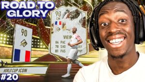 I UNLOCKED WORLD CUP ICON VIERIA!! & WC HERO PACK!😍🇫🇷 (FIFA 23 RTG #20)
