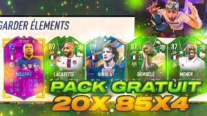 J'OUVRE X20 PACKS GRATUIT 84X5 ( c'est une dinguerie ) ! FIFA 23