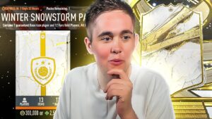 Opening my WINTER SNOWSTORM Icon Packs on FIFA 23...