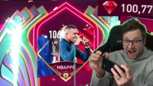 We Opened Over 100k Gems In World Cup Bonus and Program Packs Until We Got Mbappé in FIFA Mobile
