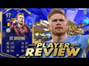 97 TOTY DE BRUYNE PLAYER REVIEW! TEAM OF THE YEAR DE BRUYNE - FIFA 23 ULTIMATE TEAM