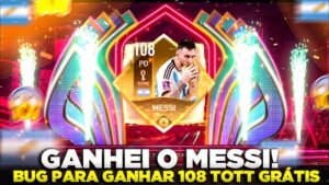 BUG DO TOTT 108 GRÁTIS!😱🔥 GANHEI O MESSI 108 TOTT SEM COMPLETAR A MISSÃO | FIFA MOBILE 23