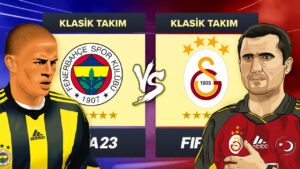 FENERBAHÇE EFSANELERİ vs GALATASARAY EFSANELERİ // FIFA 23 KARİYER MODU ALL-STAR KAPIŞMA