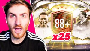FIFA 23 25 x NEW 88+ Mid or World Cup Icon Upgrade Packs!