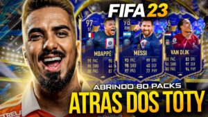 FIFA 23 || ABRINDO 80 PACKS EM BUSCA DAS CARTAS DO TOTY!!! 💥