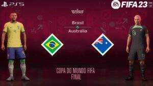 FIFA 23 - Brasil  vs Australia | Gameplay PS5  [4K 60FPS] Copa do Mundo FIFA 2022