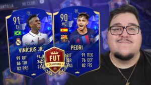 FUT CHAMPIONS con VINICIUS JR 91 & PEDRI 90 TOTY HONORÍFICO - FIFA 23 ULTIMATE TEAM