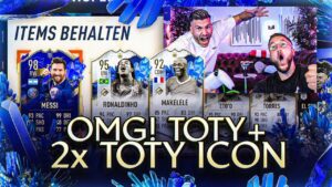 JAAAAAAA 😱 2x TOTY ICON + TOOOTTYYY im PACK 😍 Endlich PACK LUCK nach PS5 Wechsel !! FIFA 23