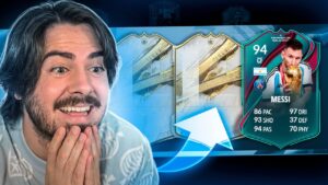 MESSI APELÃO DA COPA DO MUNDO COM 2 ICONS NO AQUECIMENTO PARA OS TOTY!!! FUT DRAFT FIFA 23
