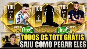 MESSI E MBAPPÉ 108 GRÁTIS😱 TODOS OS TOTT REVELADOS & COMO FUNCIONA P/ RESGATAR🔥 | FIFA MOBILE 23