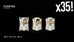 OPENING 35x BASE ICON PLAYER PICKS! - FIFA23 ULTIMATE TEAM