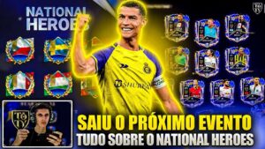 SAIU O PRÓXIMO EVENTO NATIONAL HEROES🔥 COMO FUNCIONA & TOTY COM MESSI, NEY & MAIS😱 | FIFA MOBILE 23