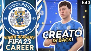 STAR PLAYER IS RE-SIGNED! | FIFA 23 YOUTH ACADEMY CAREER MODE | STOCKPORT (EP 43)