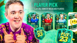 So I opened my 15 Token Winter Wildcard Pick on FIFA 23...