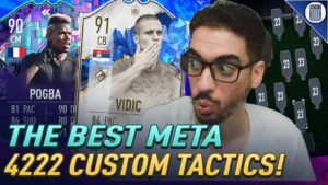 THE BEST META 4222 FORMATION & CUSTOM TACTICS FOR FIFA 23 ULTIMATE TEAM