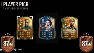 THIS IS WHAT I GOT IN 25x CRACKED 87+ BASE OR WC HERO PLAYER PICKS! #FIFA23