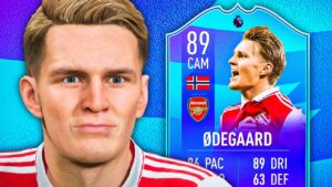WEAK FOOT UPGRADE! 😲 89 POTM Odegaard Player Review - FIFA 23 Ultimate Team