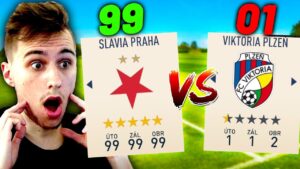 99 vs 1 RATING TÝM! 😰😱 EXPERIMENT ve FIFA 23 KARIÉRA