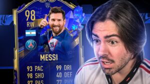 AGORA O MESSI TOTY 98 APARECEUUU!!! FUT DRAFT FIFA 23
