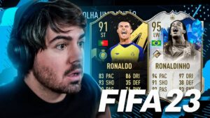 CONSEGUI A NOVA CARTA RARA DO CR7 E O R10 ICON TOTY!!! FUT DRAFT FIFA 23