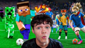 ¡EL MEJOR PARTIDO DE FIFA! MINECRAFT vs INAZUMA ELEVEN