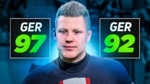 EVOLUI DE 92 PARA 97 DE OVER!!! MC JOGADOR FIFA 23