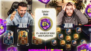 FIFA 23: DICKE Ws im 87+ WC HERO PICK Squad Builder Battle 😱😍
