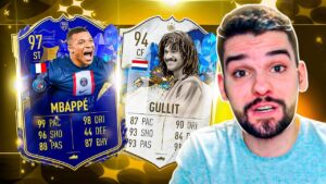 FINALMENTE ELE VEIO! MBAPPÉ TOTYYYY NO MEU MELHOR FUT DRAFT no FIFA 23!