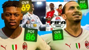 I Rebuild AC MILAN With Their FIRST EVER FIFA STATS!