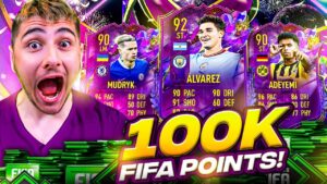 I Spent 100,000 FIFA Points On Future Stars!