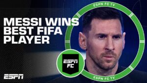 Lionel Messi wins BEST FIFA Men's Player award 🏆 [FULL REACTION] | ESPN FC