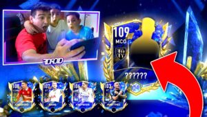 🤯 MIS HERMANOS SE PASAN FIFA 22 MOBILE !!! 109 GRL !!! MEGA PACK OPENING TOTY !!!